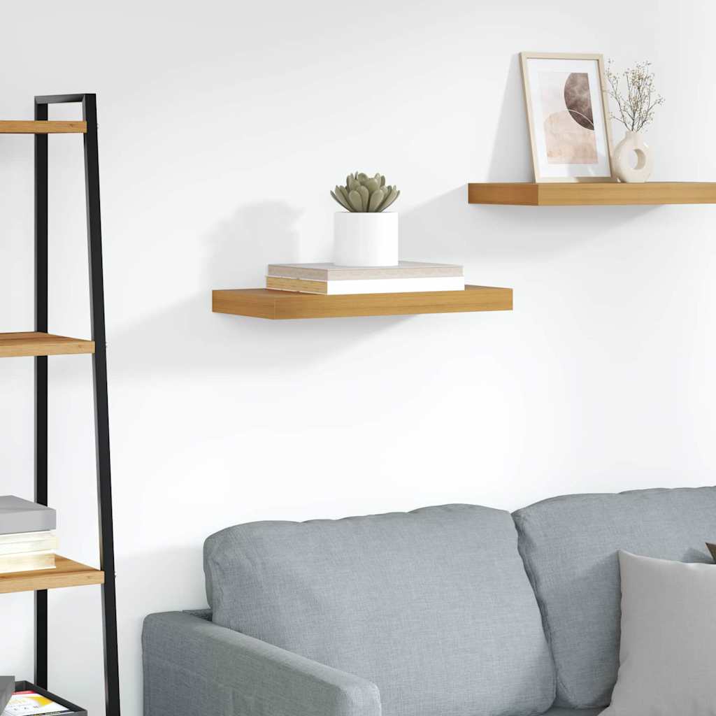 Wandregal Wandhalterung Braun 50 x 23,5 x 3,8 cm Holzwerkstoff