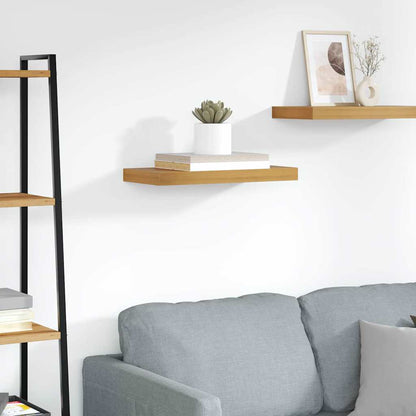 Wandregal Wandhalterung Braun 50 x 23,5 x 3,8 cm Holzwerkstoff