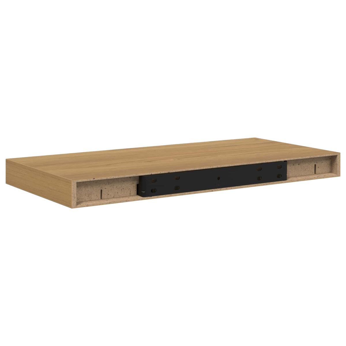 Wandregal 2 stk. Braun 50 x 23,5 x 3,8 cm Holzwerkstoff