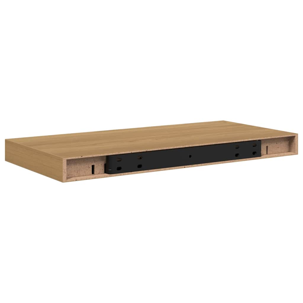 Wandregal Wandhalterung 4 Stk. Braun 50 x 23,5 x 3,8 cm