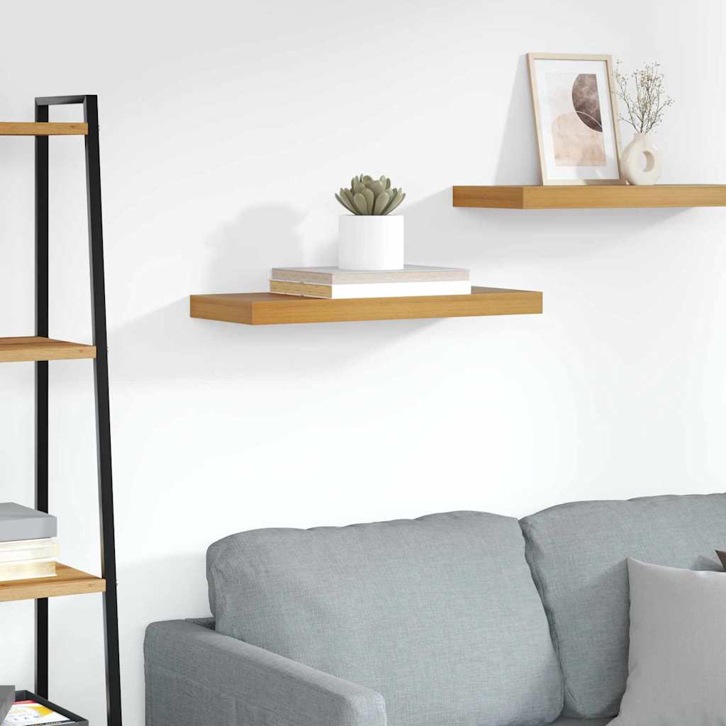 Wandregal Wandhalterung Braun 60 x 23,5 x 3,8 cm Holzwerkstoff