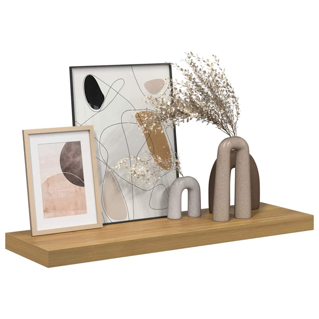 Wandregal Wandhalterung Braun 80 x 23,5 x 3,8 cm Holzwerkstoff