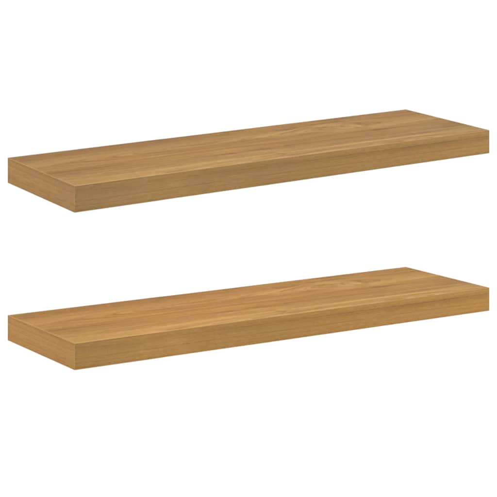 Wandregal Wandhalterung 2 Stk. Braun 90 x 23,5 x 3,8 cm