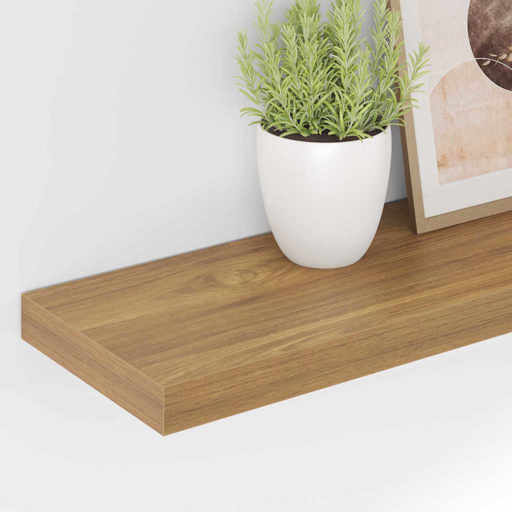 Wandregal Wandhalterung Braun 120 x 23,5 x 3,8 cm Holzwerkstoff