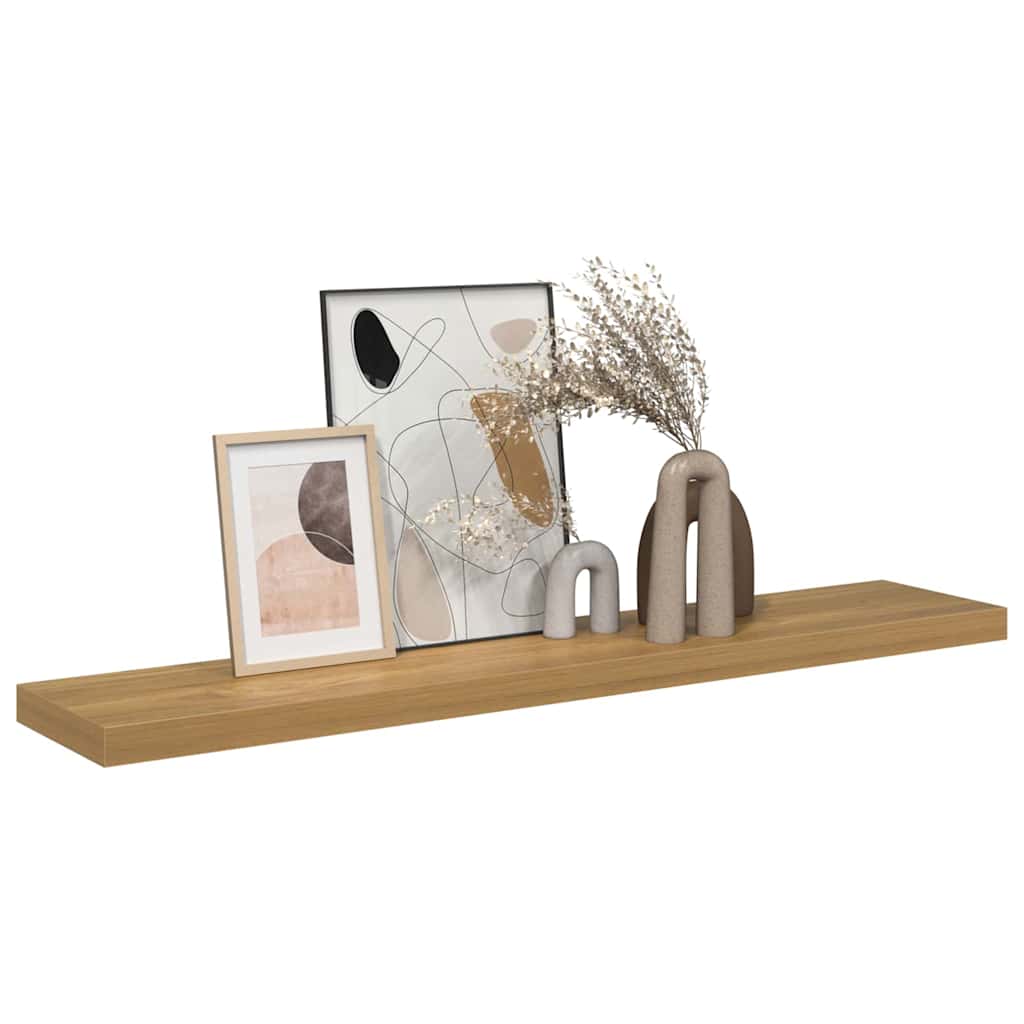 Wandregal Wandhalterung Braun 120 x 23,5 x 3,8 cm Holzwerkstoff