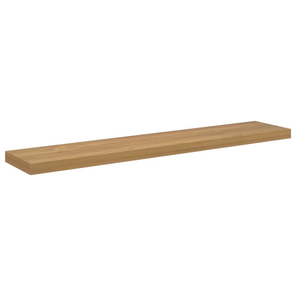 Wandregal Wandhalterung 2 Stk. Braun 120 x 23,5 x 3,8 cm