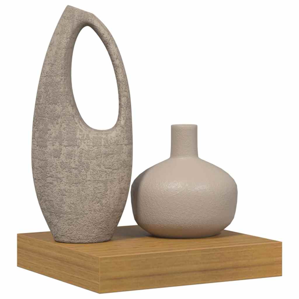 Wandregal Wandhalterung Beige 23 x 23,5 x 3,8 cm Holzwerkstoff