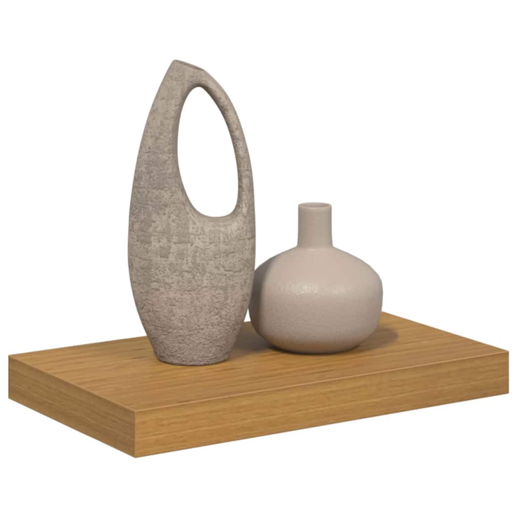 Wandregal Wandhalterung Beige 40 x 23,5 x 3,8 cm Holzwerkstoff