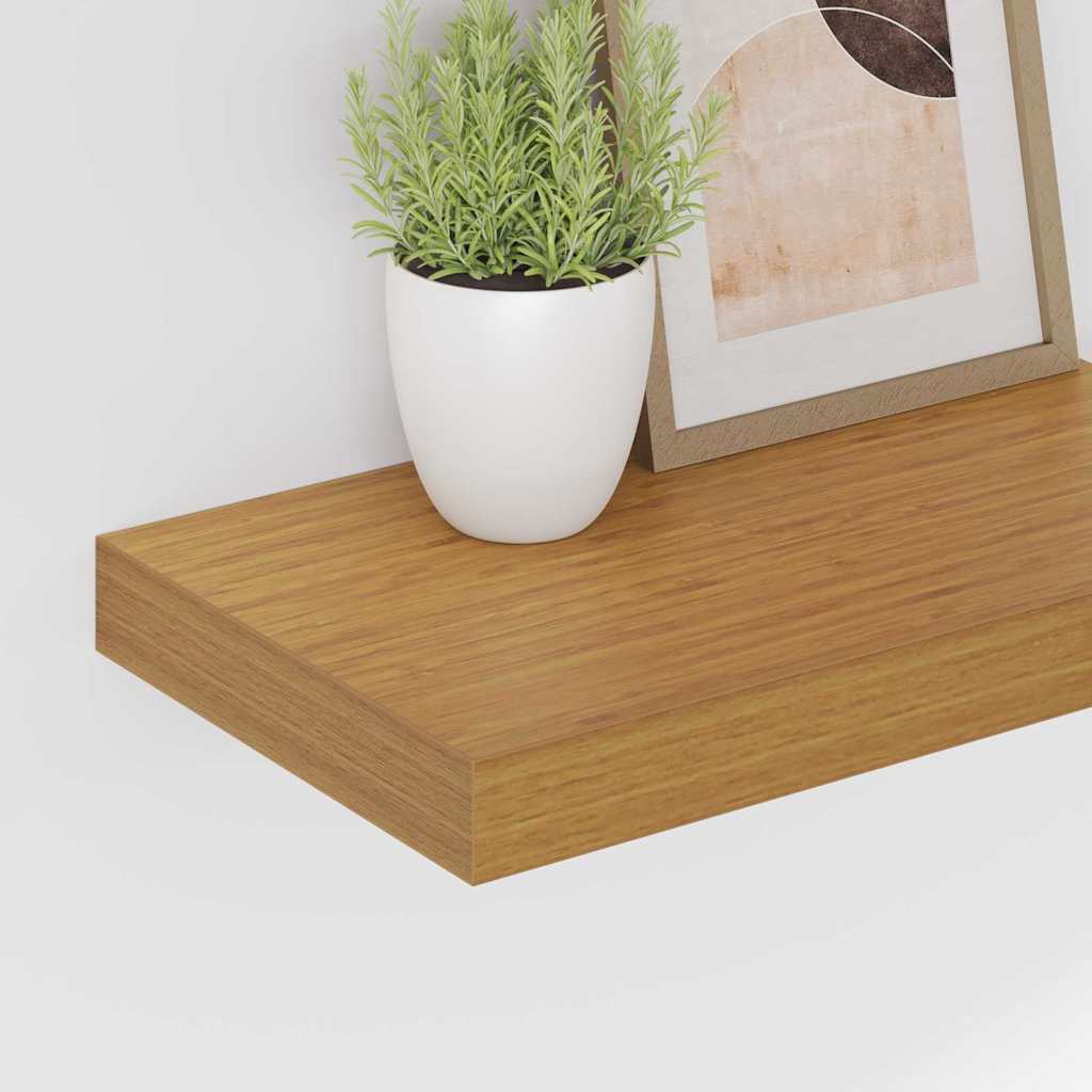 Wandregal Wandhalterung 4 Stk. Beige 40 x 23,5 x 3,8 cm