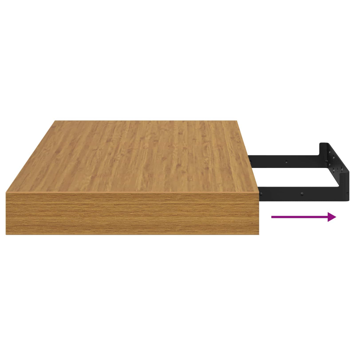 Wandregal 4 stk. Beige 40 x 23,5 x 3,8 cm Holzwerkstoff