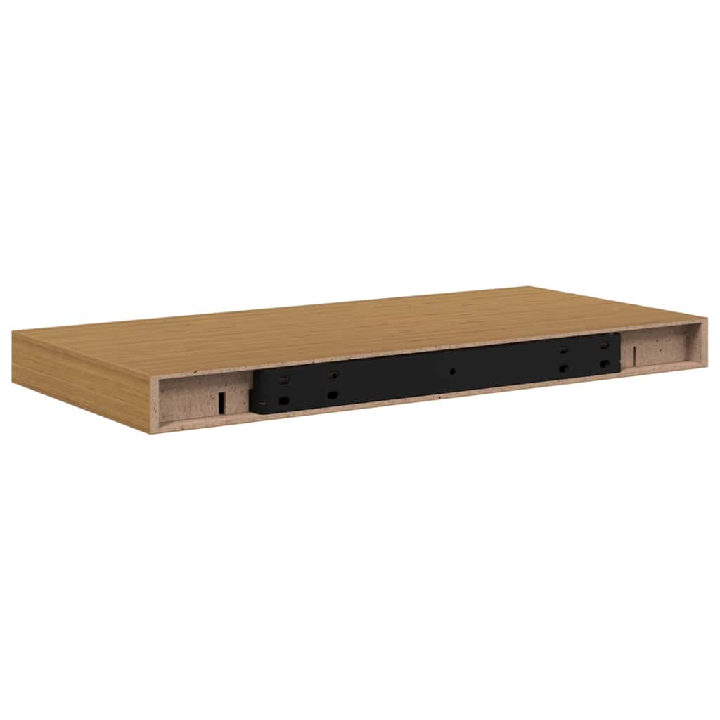 Wandregal Wandhalterung Beige 50 x 23,5 x 3,8 cm Holzwerkstoff