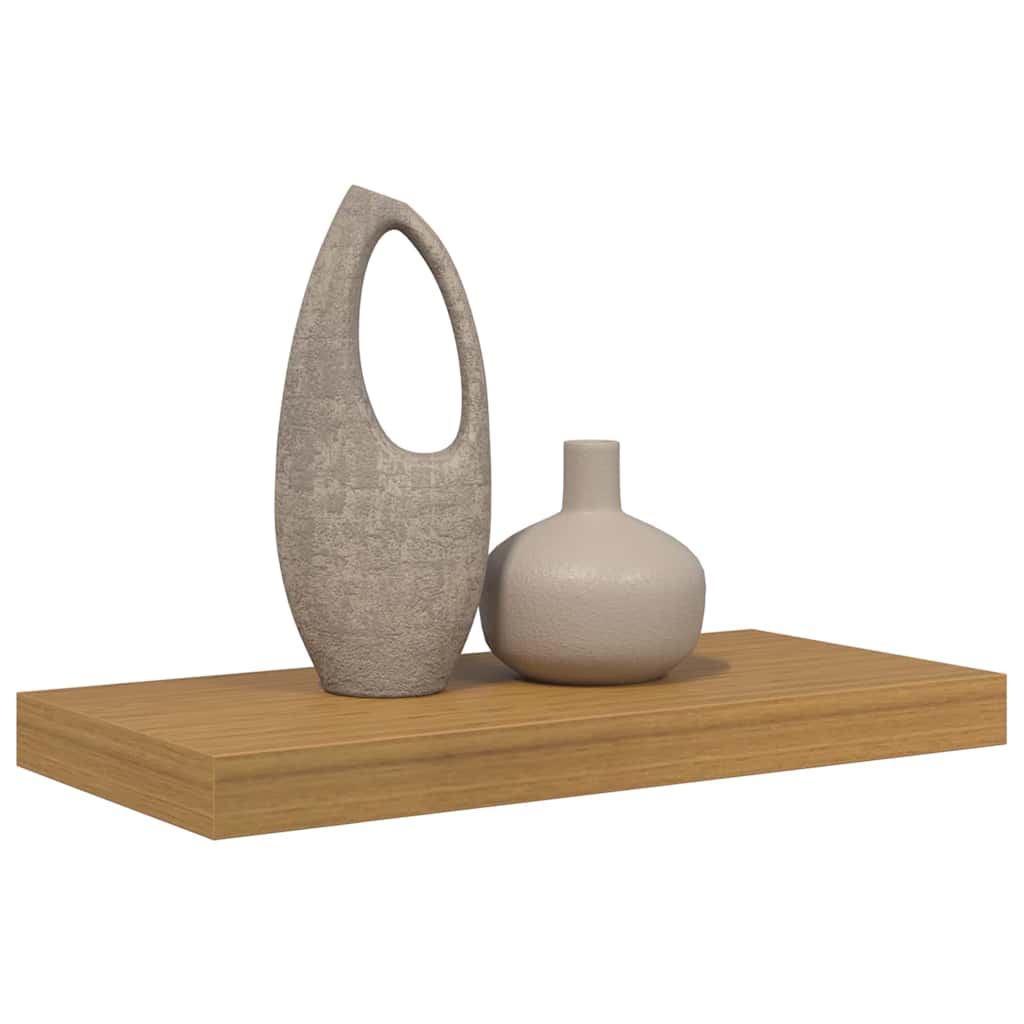 Wandregal Wandhalterung Beige 50 x 23,5 x 3,8 cm Holzwerkstoff