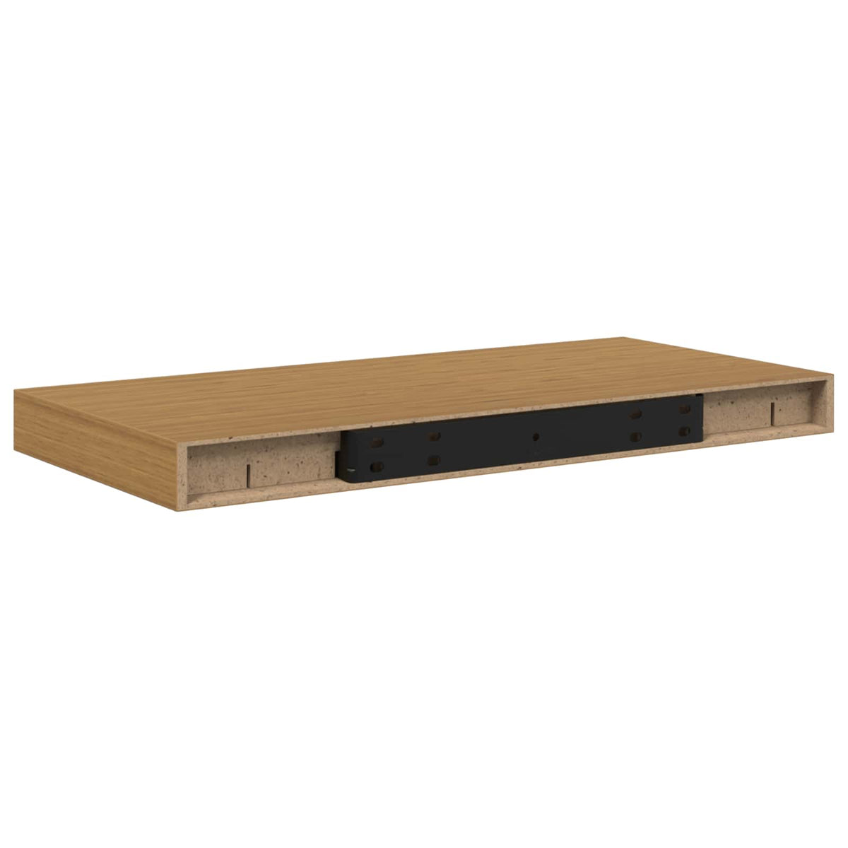 Wandregal 2 stk. Beige 50 x 23,5 x 3,8 cm Holzwerkstoff