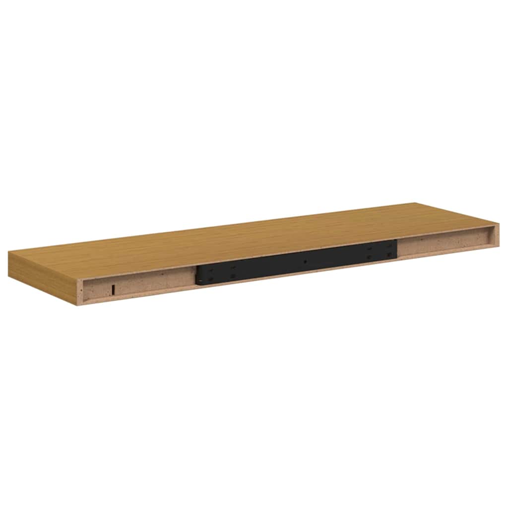 Wandregal Wandhalterung Beige 80 x 23,5 x 3,8 cm Holzwerkstoff