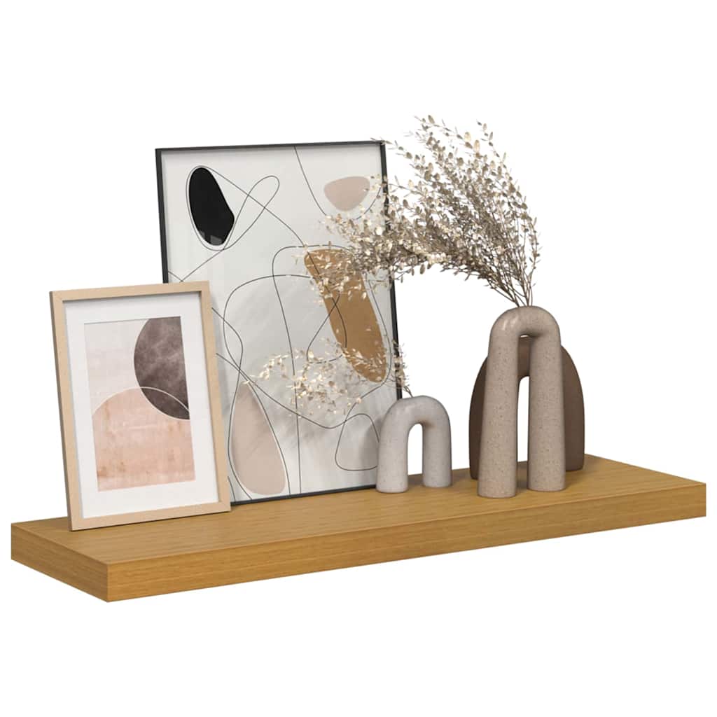 Wandregal Wandhalterung Beige 90 x 23,5 x 3,8 cm Holzwerkstoff