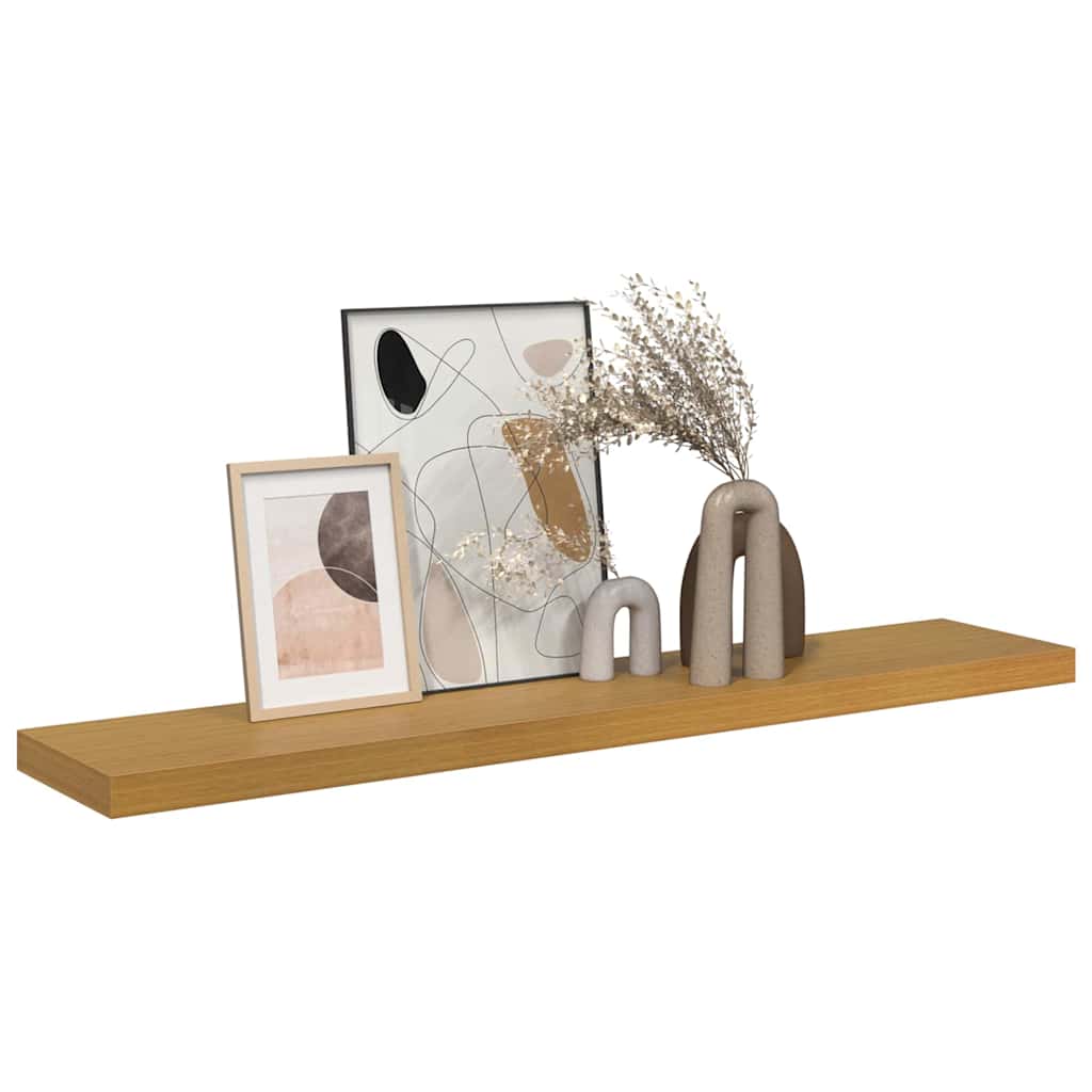 Wandregal Wandhalterung Beige 120 x 23,5 x 3,8 cm Holzwerkstoff