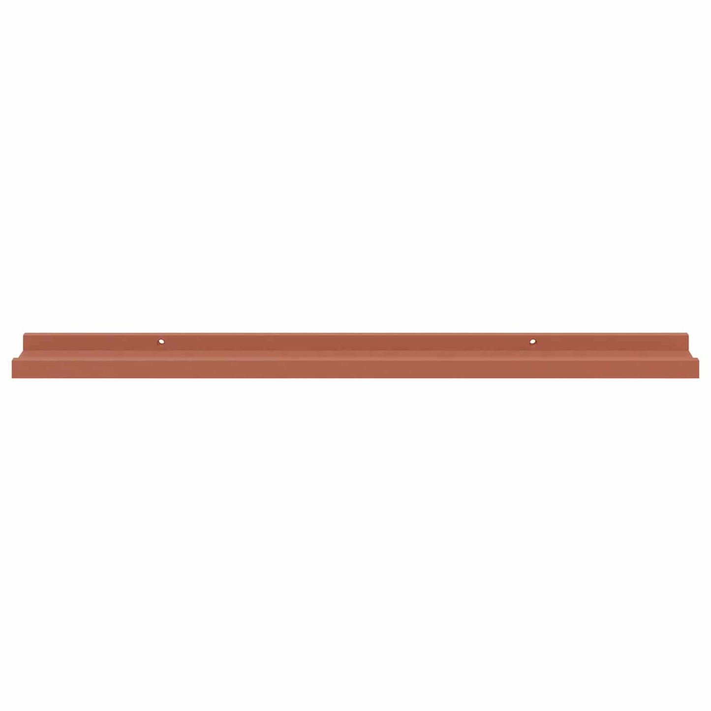 Wandregal Wandhalterung 2 Stk. Rot 80 x 9 x 3 cm Holzwerkstoff