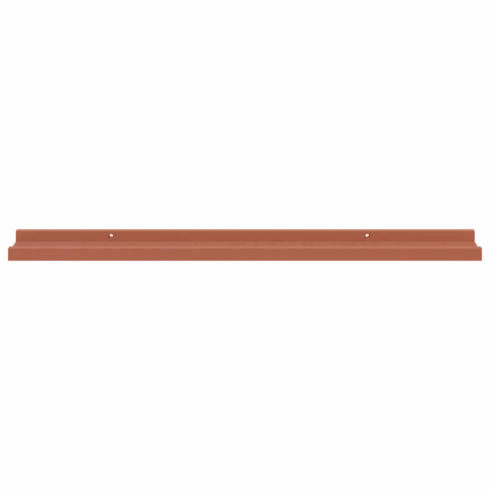 Wandregal Wandhalterung 2 Stk. Rot 80 x 9 x 3 cm Holzwerkstoff