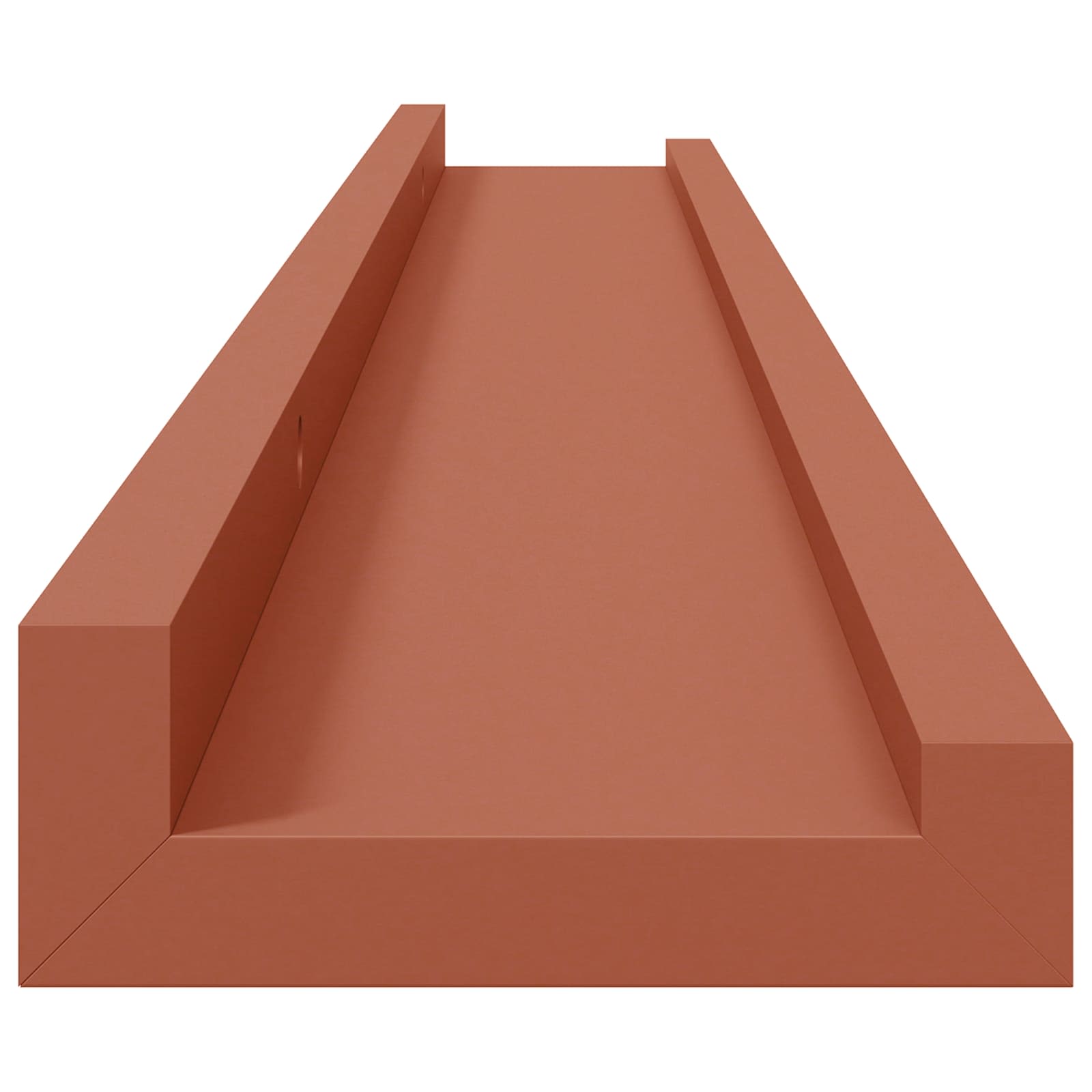 Wandregal Wandhalterung 2 Stk. Rot 80 x 9 x 3 cm Holzwerkstoff