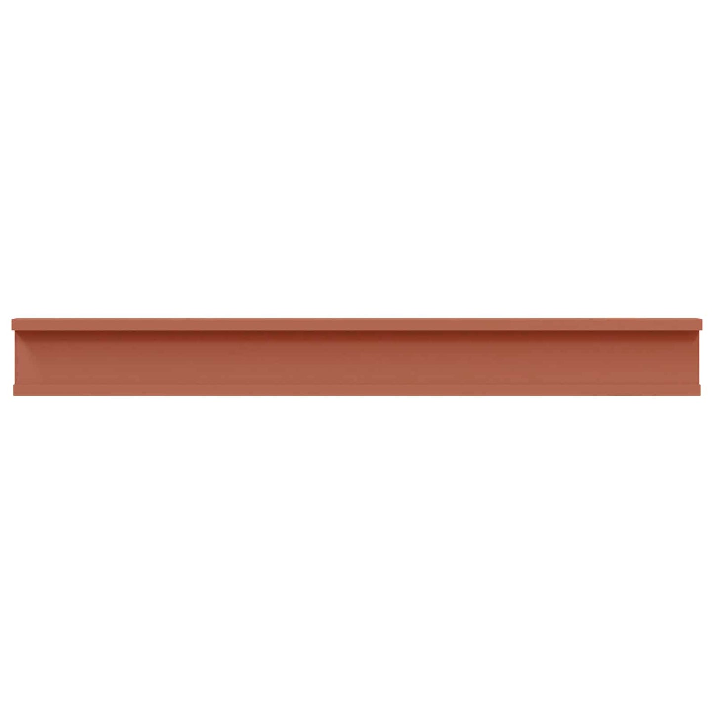 Wandregal Wandhalterung 2 Stk. Rot 80 x 9 x 3 cm Holzwerkstoff