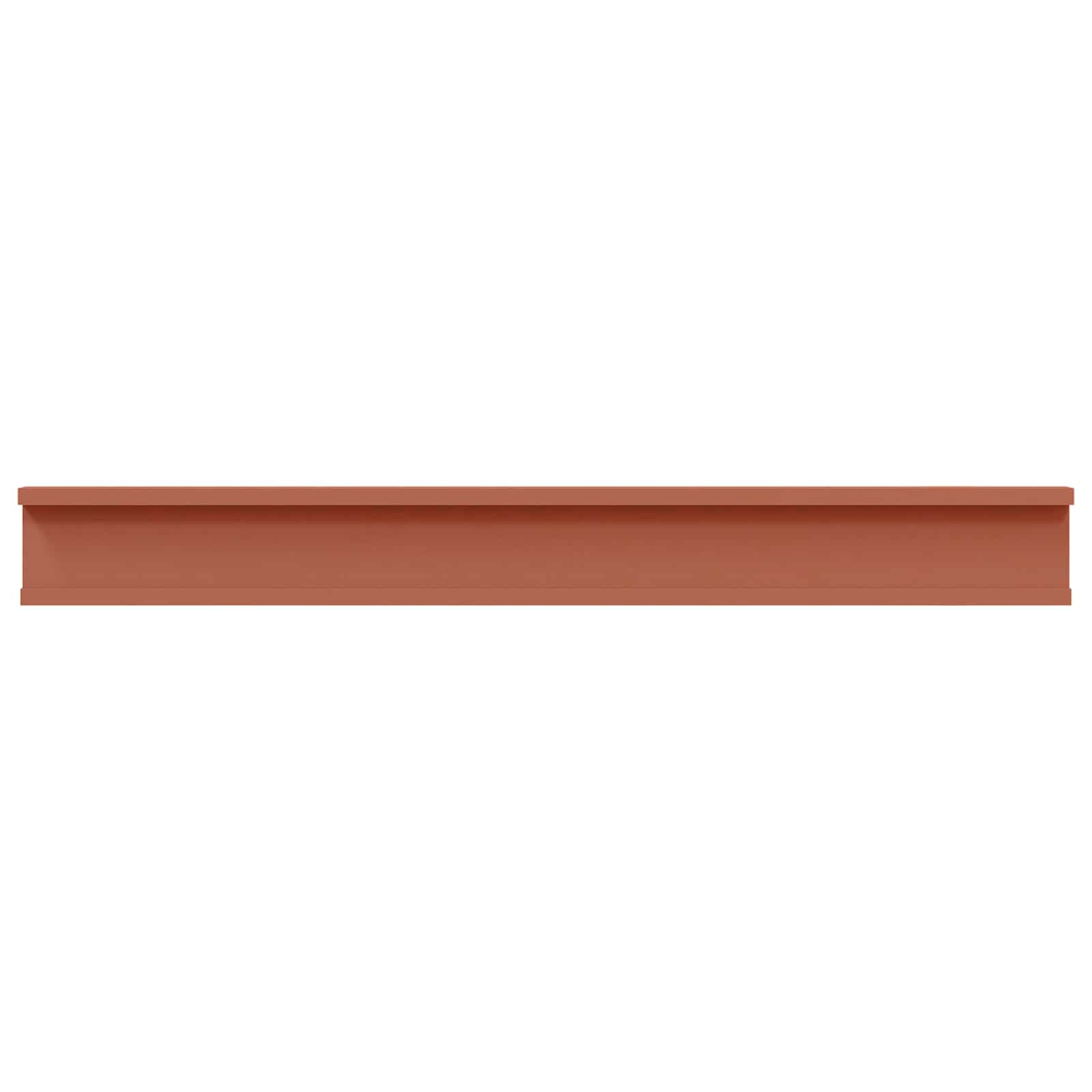 Wandregal Wandhalterung 2 Stk. Rot 80 x 9 x 3 cm Holzwerkstoff