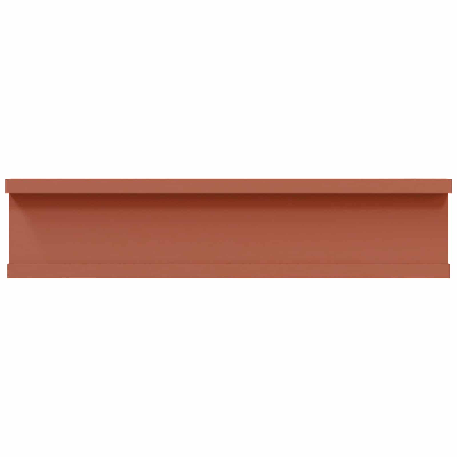 Wandregal Wandhalterung 4 Stk. Rot 40 x 9 x 3 cm Holzwerkstoff
