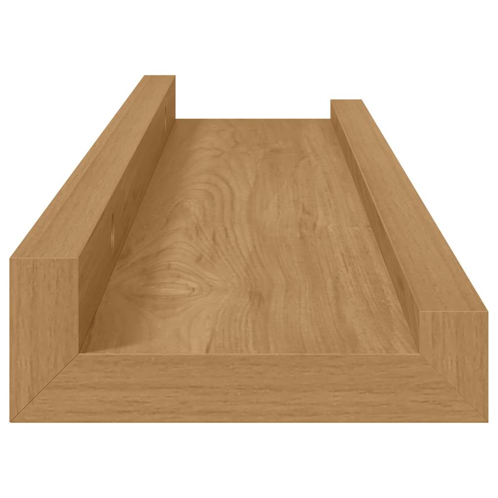 Wandregal Wandhalterung 2 Stk. Braun 40 x 9 x 3 cm