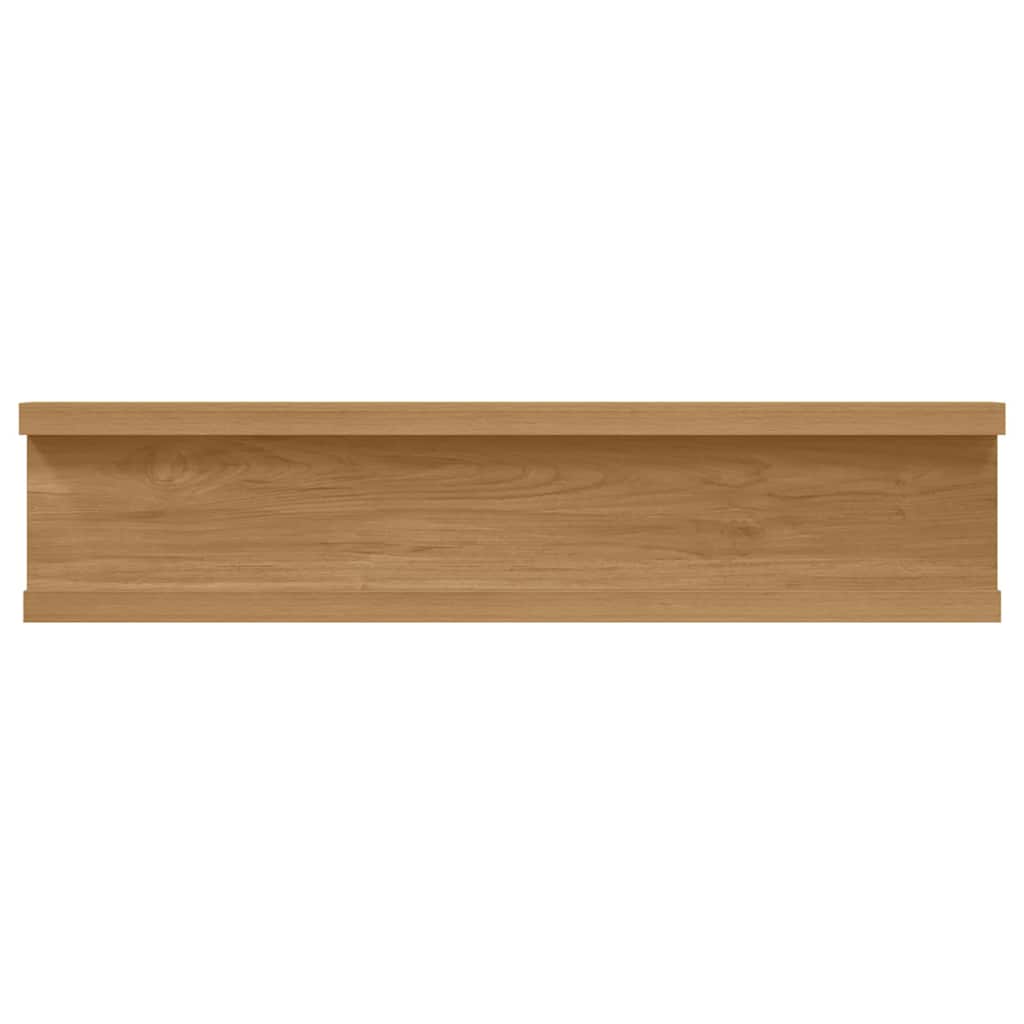 Wandregal Wandhalterung 2 Stk. Braun 40 x 9 x 3 cm