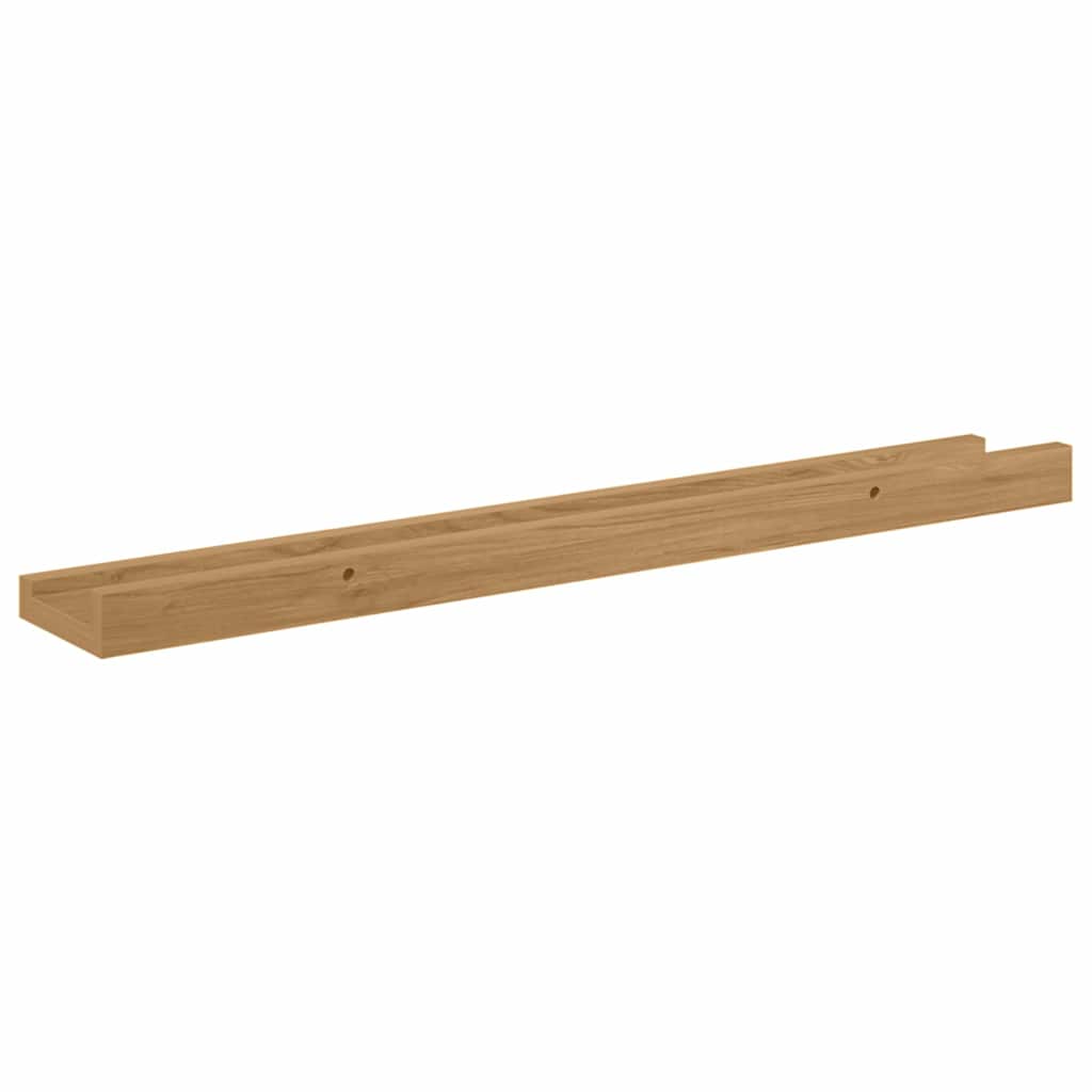 Wandregal Wandhalterung 2 Stk. Braun 60 x 9 x 3 cm