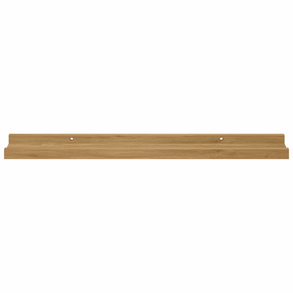 Wandregal Wandhalterung 2 Stk. Braun 60 x 9 x 3 cm