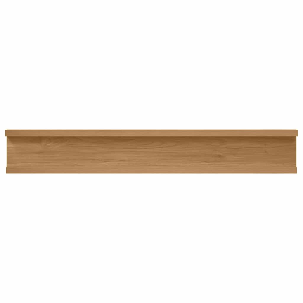 Wandregal Wandhalterung 2 Stk. Braun 60 x 9 x 3 cm