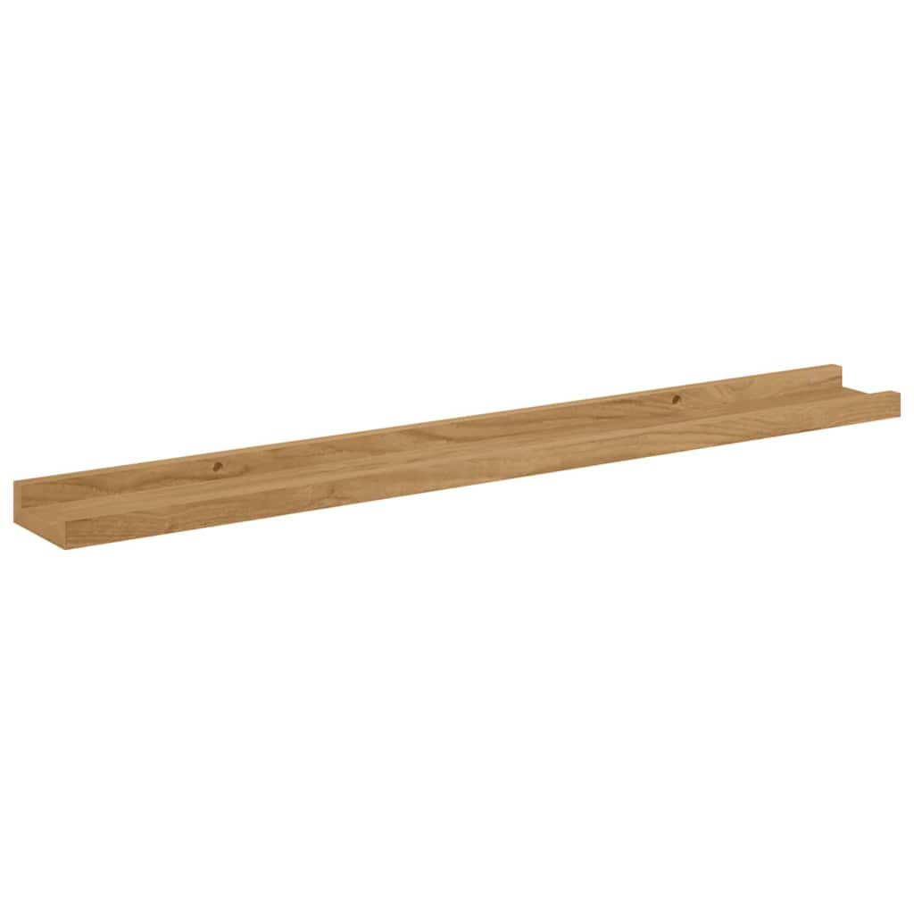 Wandregal Wandhalterung 2 Stk. Braun 80 x 9 x 3 cm