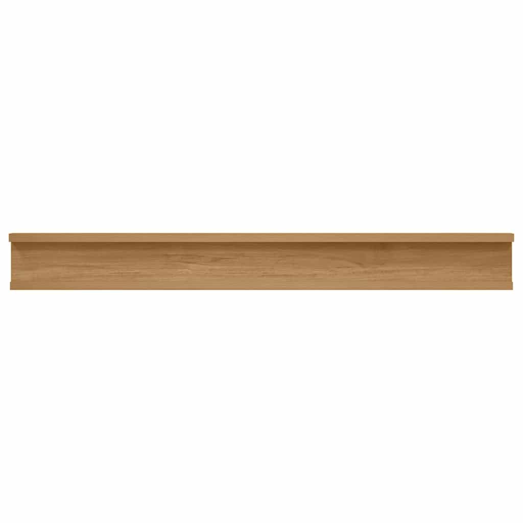 Wandregal Wandhalterung 2 Stk. Braun 80 x 9 x 3 cm