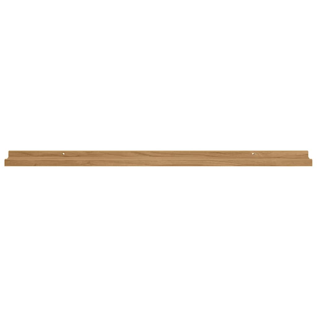 Wandregal Wandhalterung 2 Stk. Braun 100 x 9 x 3 cm