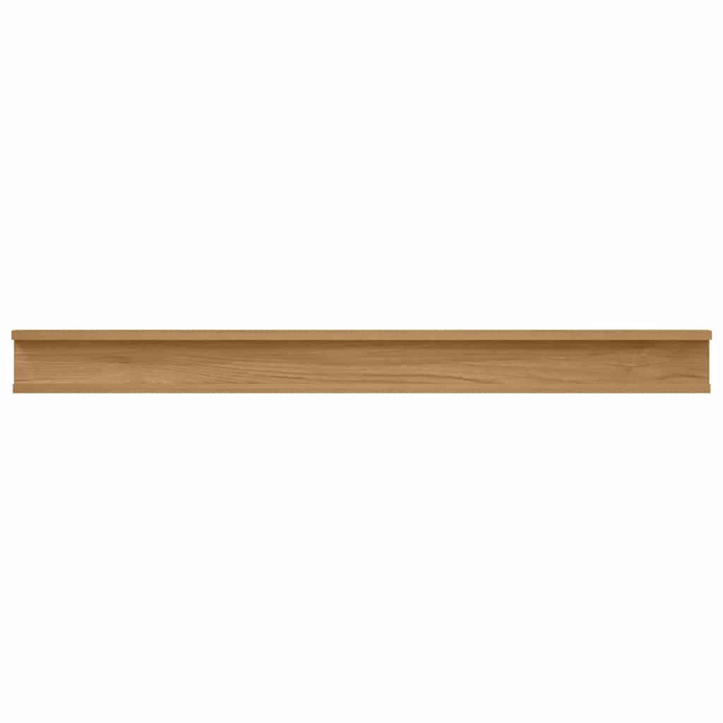 Wandregal Wandhalterung 2 Stk. Braun 100 x 9 x 3 cm