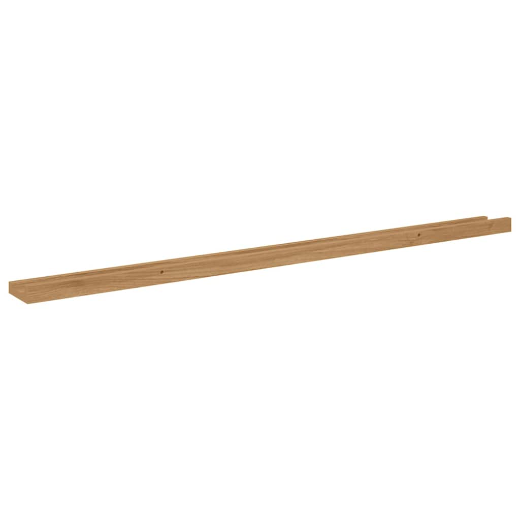 Wandregal 2 stk. Braun 115 x 9 x 3 cm Holzwerkstoff