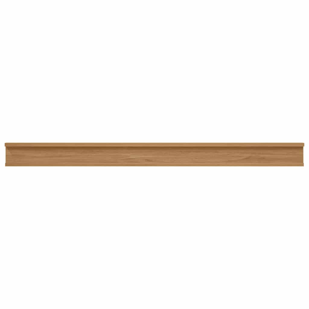 Wandregal Wandhalterung 2 Stk. Braun 115 x 9 x 3 cm