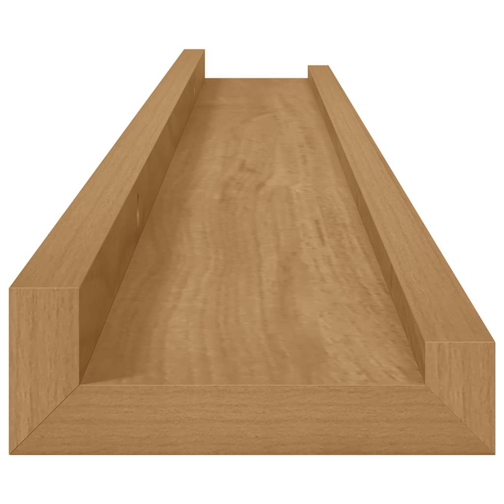 Wandregal Wandhalterung 4 Stk. Braun 80 x 9 x 3 cm