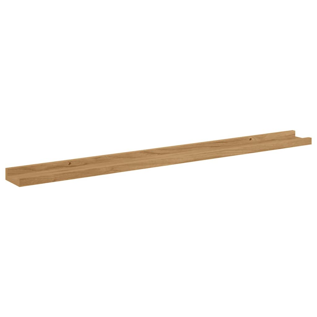 Wandregal Wandhalterung 4 Stk. Braun 100 x 9 x 3 cm