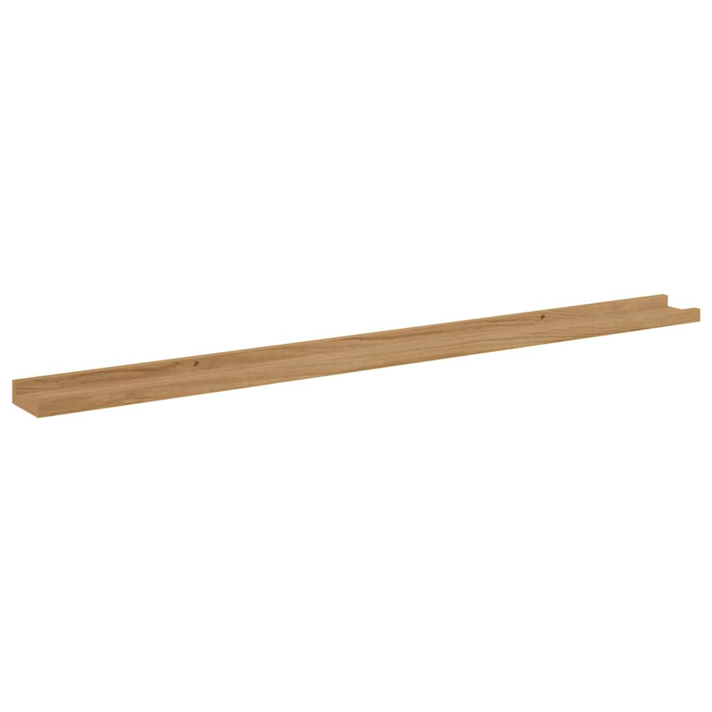 Wandregal Wandhalterung 4 Stk. Braun 115 x 9 x 3 cm