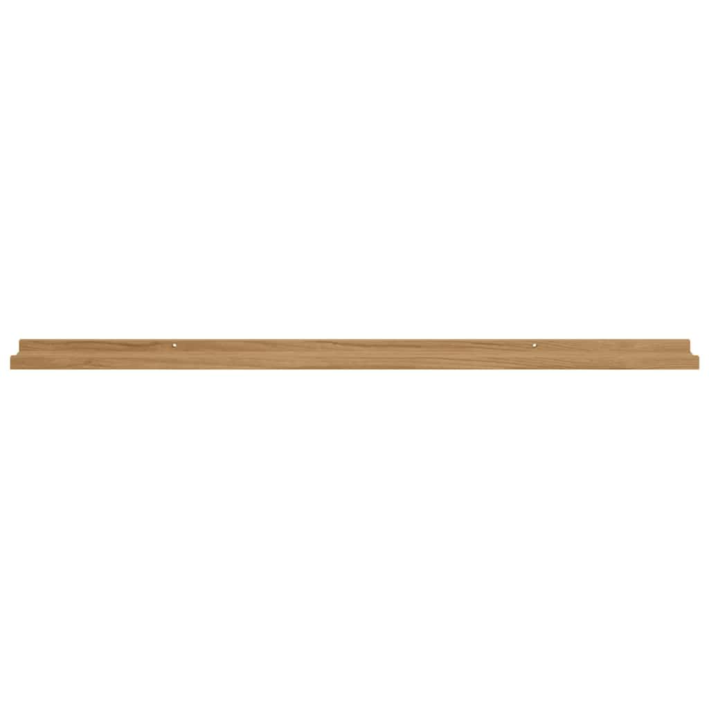 Wandregal Wandhalterung 4 Stk. Braun 115 x 9 x 3 cm