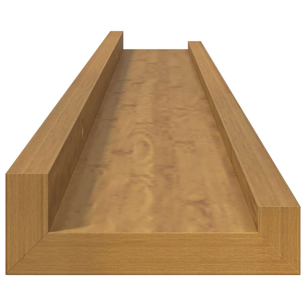 Wandregal Wandhalterung 2 Stk. Beige 80 x 9 x 3 cm