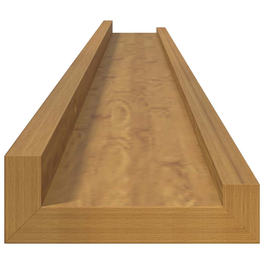 Wandregal Wandhalterung 2 Stk. Beige 100 x 9 x 3 cm