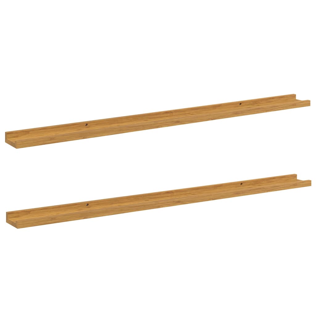Wandregal 2 stk. Beige 115 x 9 x 3 cm Holzwerkstoff