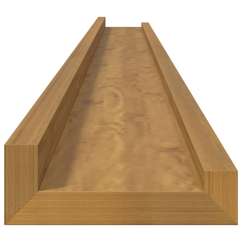 Wandregal Wandhalterung 2 Stk. Beige 115 x 9 x 3 cm