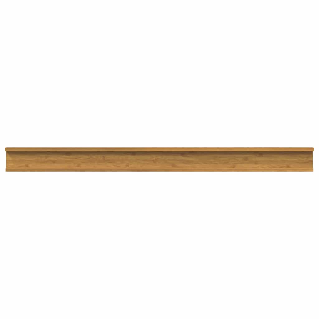 Wandregal Wandhalterung 2 Stk. Beige 115 x 9 x 3 cm