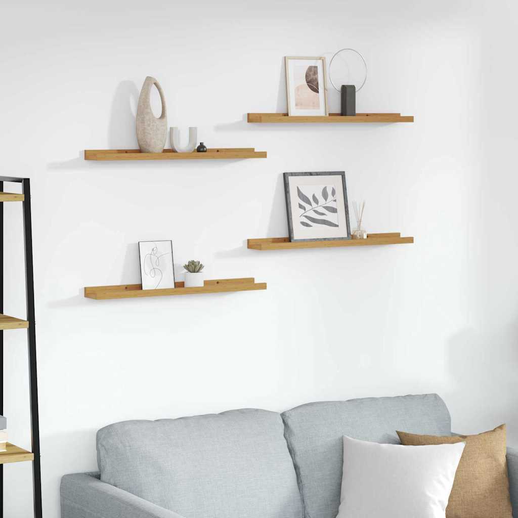 Wandregal Wandhalterung 4 Stk. Beige 60 x 9 x 3 cm