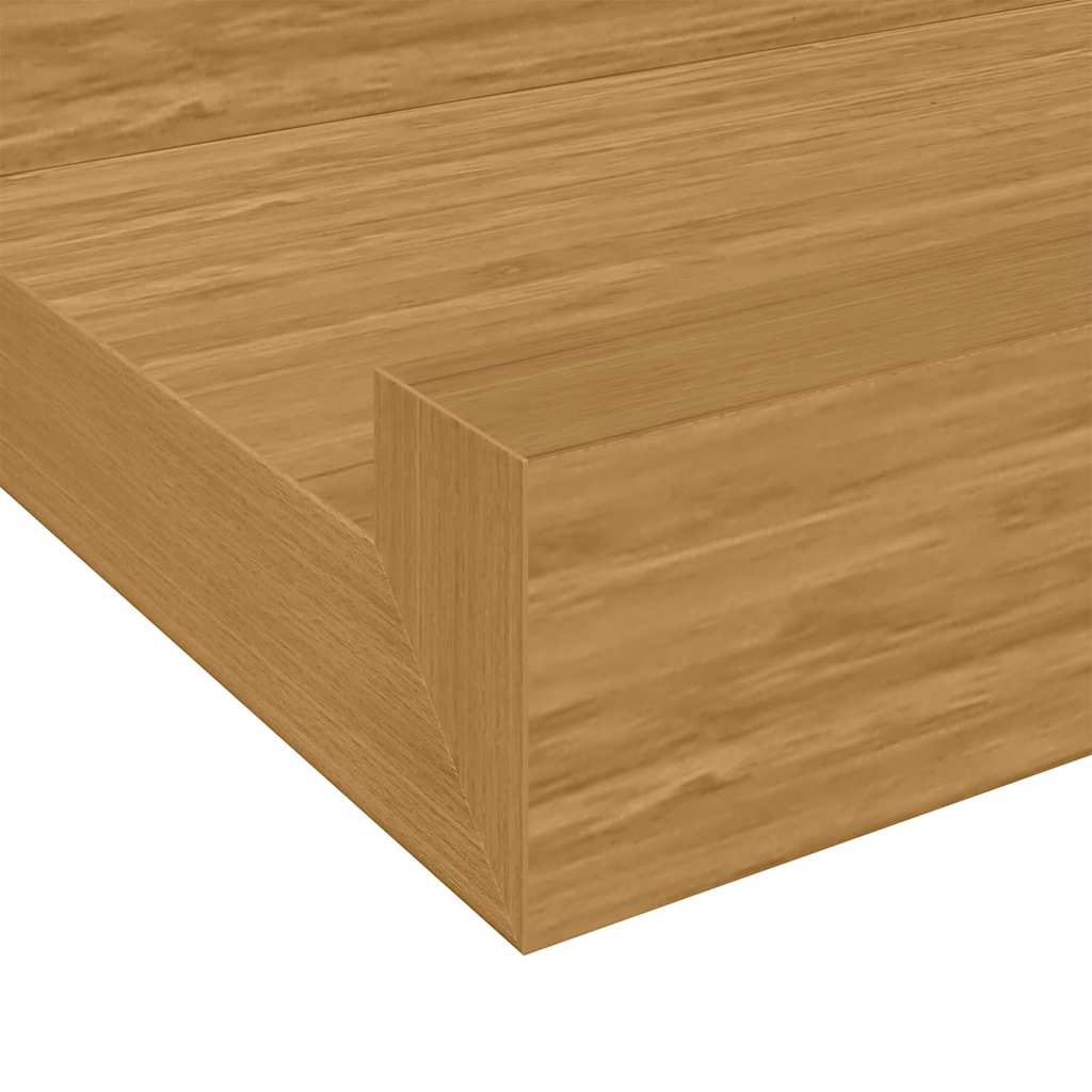 Wandregal Wandhalterung 4 Stk. Beige 80 x 9 x 3 cm