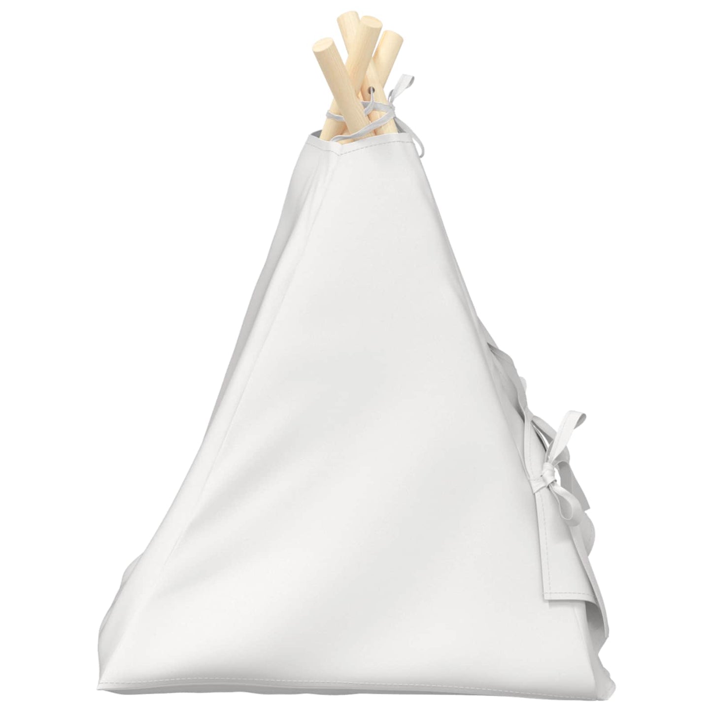 Haustier-Tipi mit Kissen Weiß 40 x 40 x 50 cm Polyester
