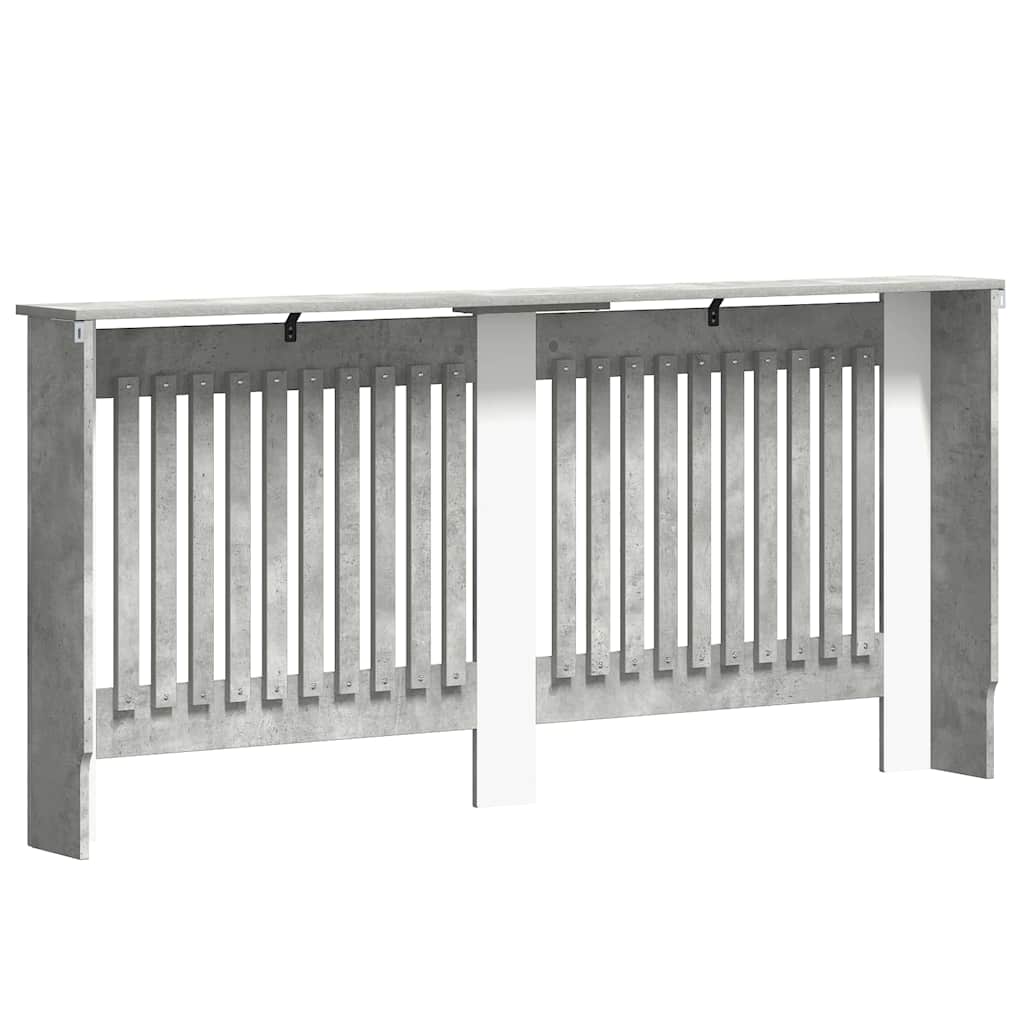 Heizkörperabdeckung Betongrau 172 x 19 x 81,5 cm Holzwerkstoff